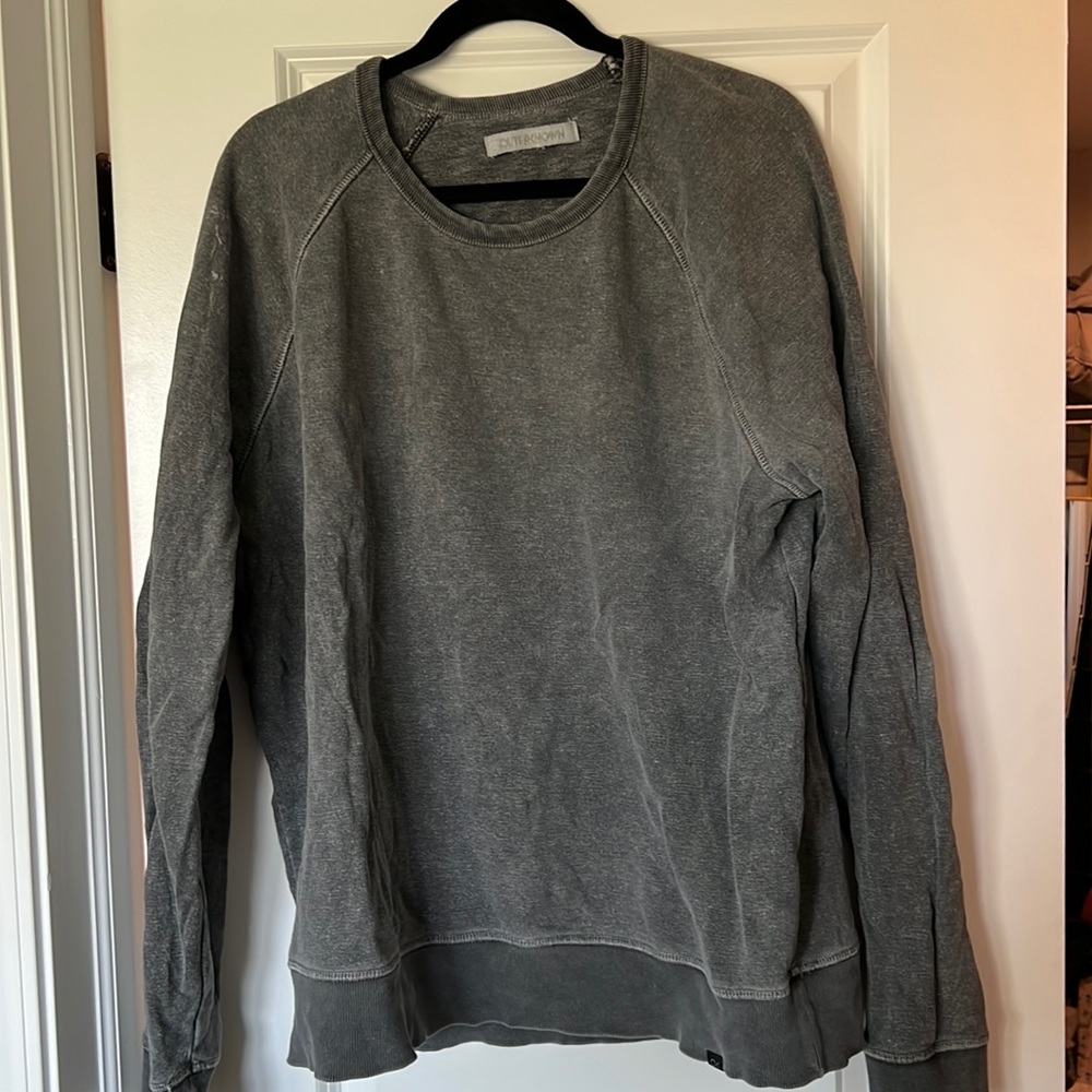 Outerknown Gray Crewneck Sweater